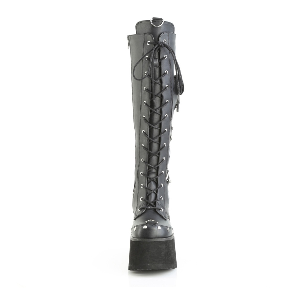 DemoniaCult - BLAZE-202 Bottes de plate-forme - Noir